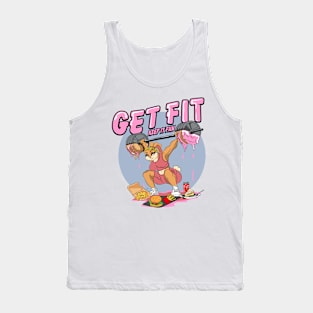 Get Fitt Fun Cartoon Tank Top